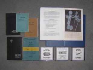 Originalunterlagen, Buchreproduktion und CDs
